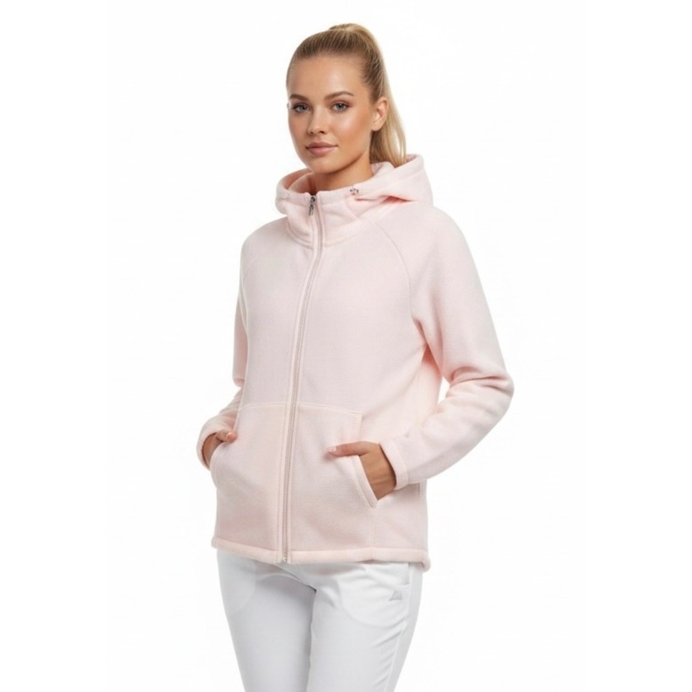 NEW Calvin Klein Performance XL Pink Fleece Full Zip Hoodie Jacket Activewear